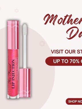 Too Faced Lip Injection Maximum Plump Extra Strength Lip Plumper Gloss 0.14 OZ